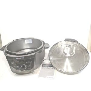 Instant Pot 7.5 Qt Rio Wide 7-in-1 Multi-Cooker Pressure DUPC801BK BASE LID ONLY